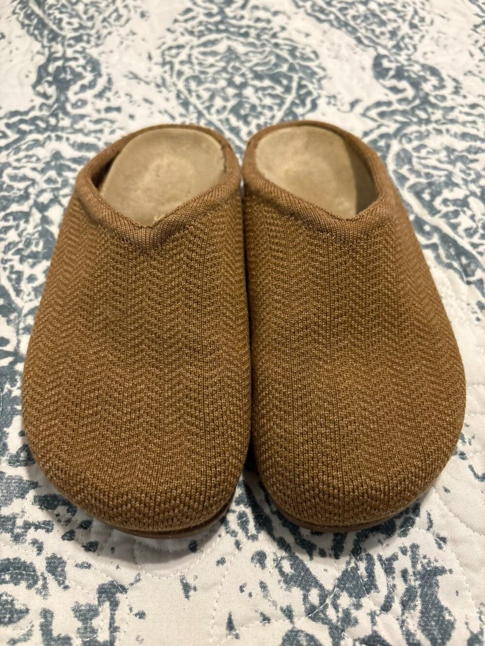 Rothy's Caramel Brown Knit Slip-On Mules - Picture 4 of 4